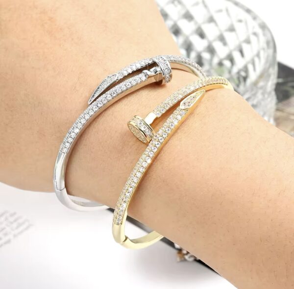 Bracelete Prego Prateado - Image 2
