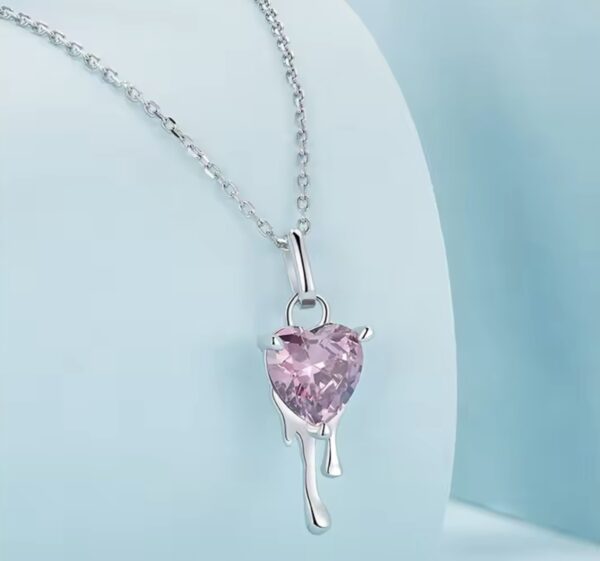 Colar Wanda Pink Prata - Image 3