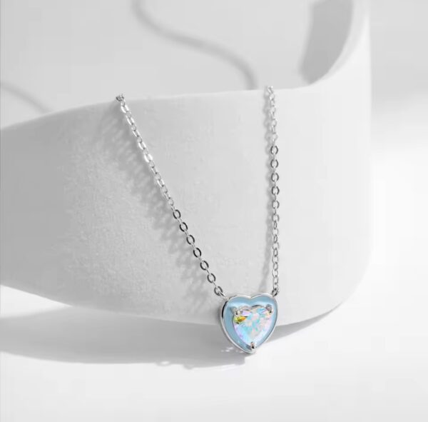 Colar Clara Blue Prata