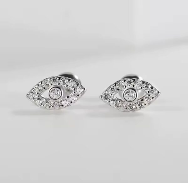 Brinco Eye Cristal Prata - Image 2