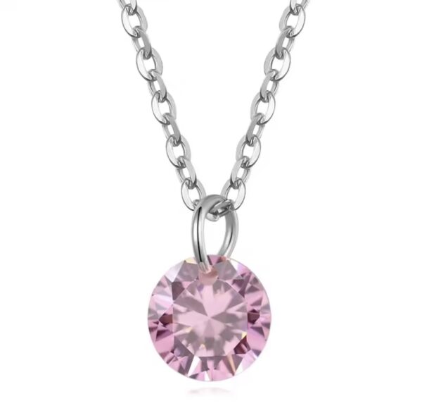 Colar Halley Rosa Prata