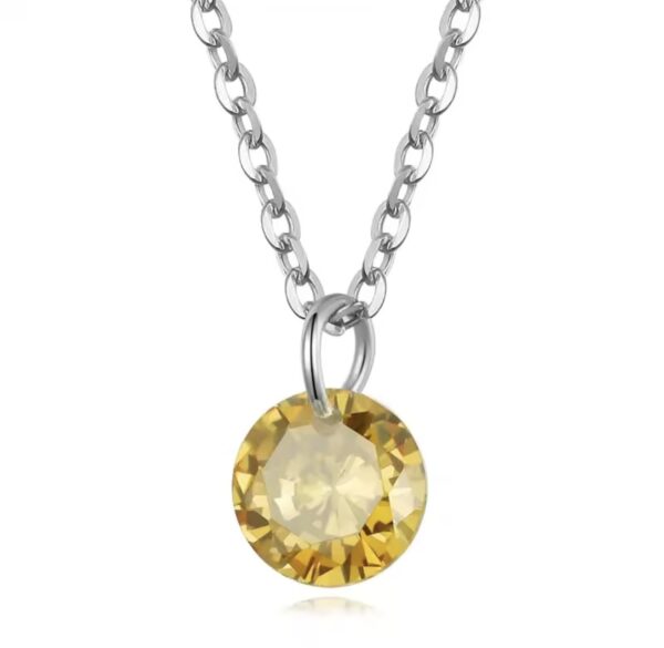 Colar Halley Yellow Prata