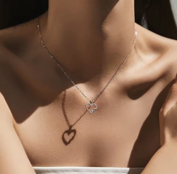 Colar Infinity Heart Prata - Image 2